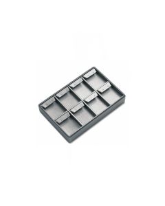 SILVER/GRAY 8 EARRING TRAY