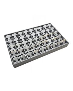 SILVER/GREY 45 T EARRING