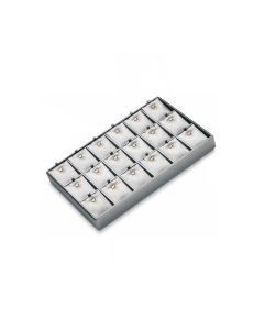 SILVER/GRAY 18 HOOK PNDT TRAY