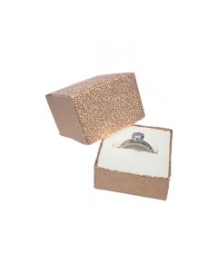 ROSE GOLD/WHITE RING BOX (100)