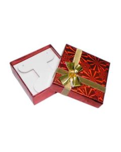 HOLOGRAM RED EARRING BOX (72)