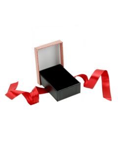 BLACK/RED RIBBON PENDANT BOX