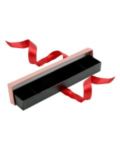 BLACK/RED RIBBON BRACELET BOX