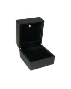 BLACK RING BOX W/ LED LIGHT