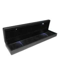 BLACK BRACELET BOX W/ LED LIGHT