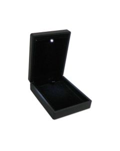 BLACK PENDANT BOX W/ LED LIGHT