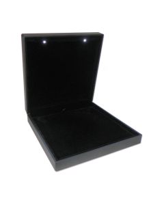 BLACK NECKLACE BOX W/ LED LIGHT