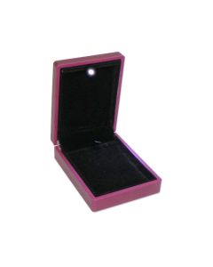 PURPLE PENDANT BOX W/ LED LIGHT