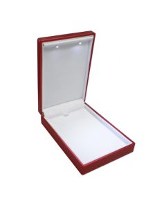 RED SMALL NECKLACE BOX W/ LED LIGHT