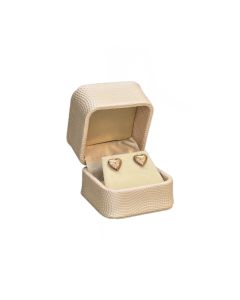 CLOSEOUT BEIGE/BROWN EARNG BOX