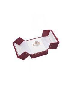 CLOSEOUT RED DBL DOOR RING BOX