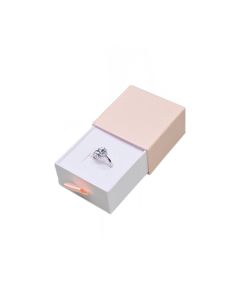 CLOSEOUT PINK/WHT DRAWER RING
