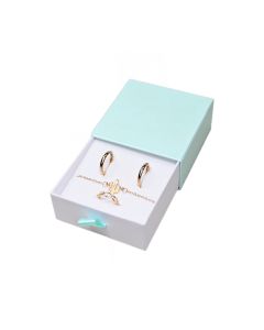 CLOSEOUT AQUA/WHT DRAWER COMBO
