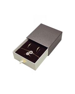 CLOSEOUT BR/BEIGE DRAWER COMBO