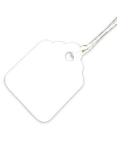 WHITE PAPER STRING TAGS (1000)