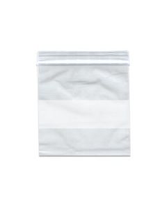 4X4 W/WHITE RECLOSABLE POLY BAGS (1000)