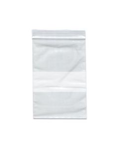 4X6 W/WHITE RECLOSABLE POLY BAGS (1000)