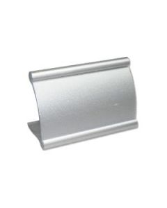 SILVER SIGN HOLDER - 3-1/2 x 2