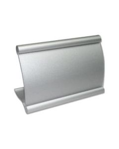 SILVER SIGN HOLDER 4 x 2-1/2