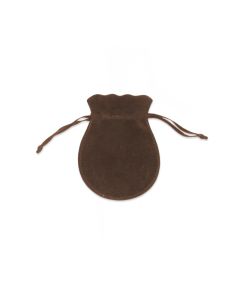 BROWN EUROSUEDE POUCHES
