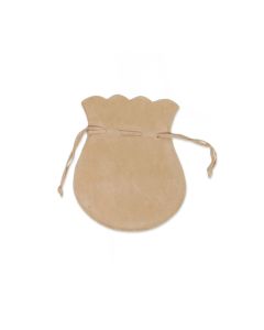 BEIGE EUROSUEDE POUCHES