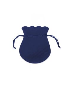 BLUE EUROSUEDE POUCHES