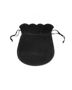 BLACK EUROSUEDE POUCHES