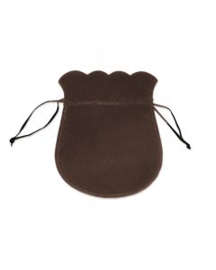 BROWN EUROSUEDE POUCHES