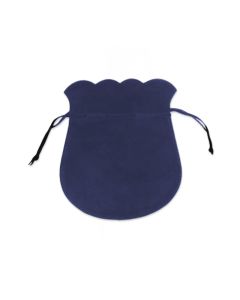 BLUE EUROSUEDE POUCHES