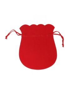 RED EUROSUEDE POUCHES