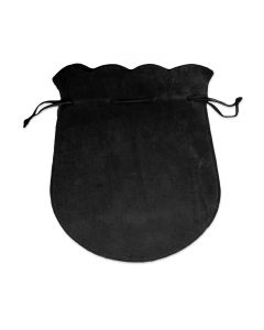 BLACK EUROSUEDE POUCHES