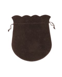 BROWN EUROSUEDE POUCHES