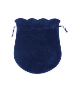 BLUE EUROSUEDE POUCHES