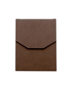 BROWN-WH LG. MICROFIBER FOLDER