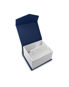 BLUE/WHITE PAPER EARRING BOX