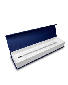 BLUE/WHITE PAPER BRACELET BOX