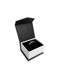 BLACK/WHITE PAPER RING BOX