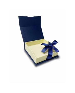 BLUE/CREAM PAPER PENDANT BOX