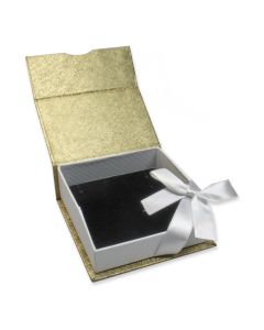 GOLD/WHITE PAPER PENDANT BOX
