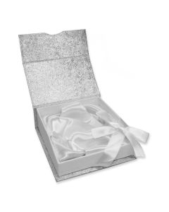 SILVER/WHITE PAPER BANGLE BOX