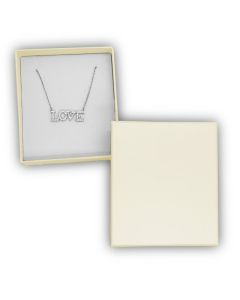 BEIGE/WHITE PENDANT BOX