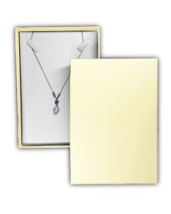 BEIGE/WHITE NECKLACE BOX