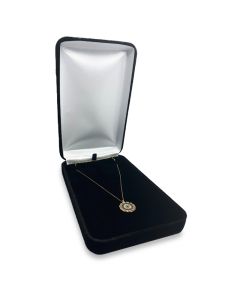 BLACK VELVET NECKLACE BOX