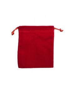 RED 4 X 4 SUEDINE POUCHES (50)