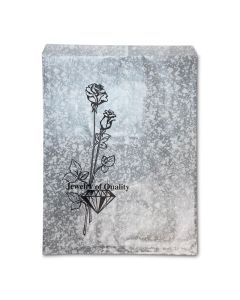 8'' X 11'' SILVER DESIGN BAGS (100)