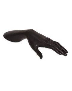 BLACK PLASTIC HAND FORM