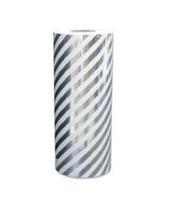 SILVER/WHITE GIFT WRAP PAPER