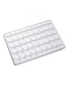 ECONOMY WHITE 45 EARRING TRAY