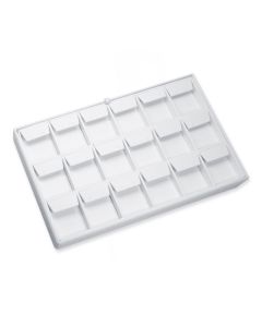 ECONOMY WHITE 18 EARRING TRAY