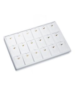 ECONOMY WHITE 18 HOOK PENDANT TRAY